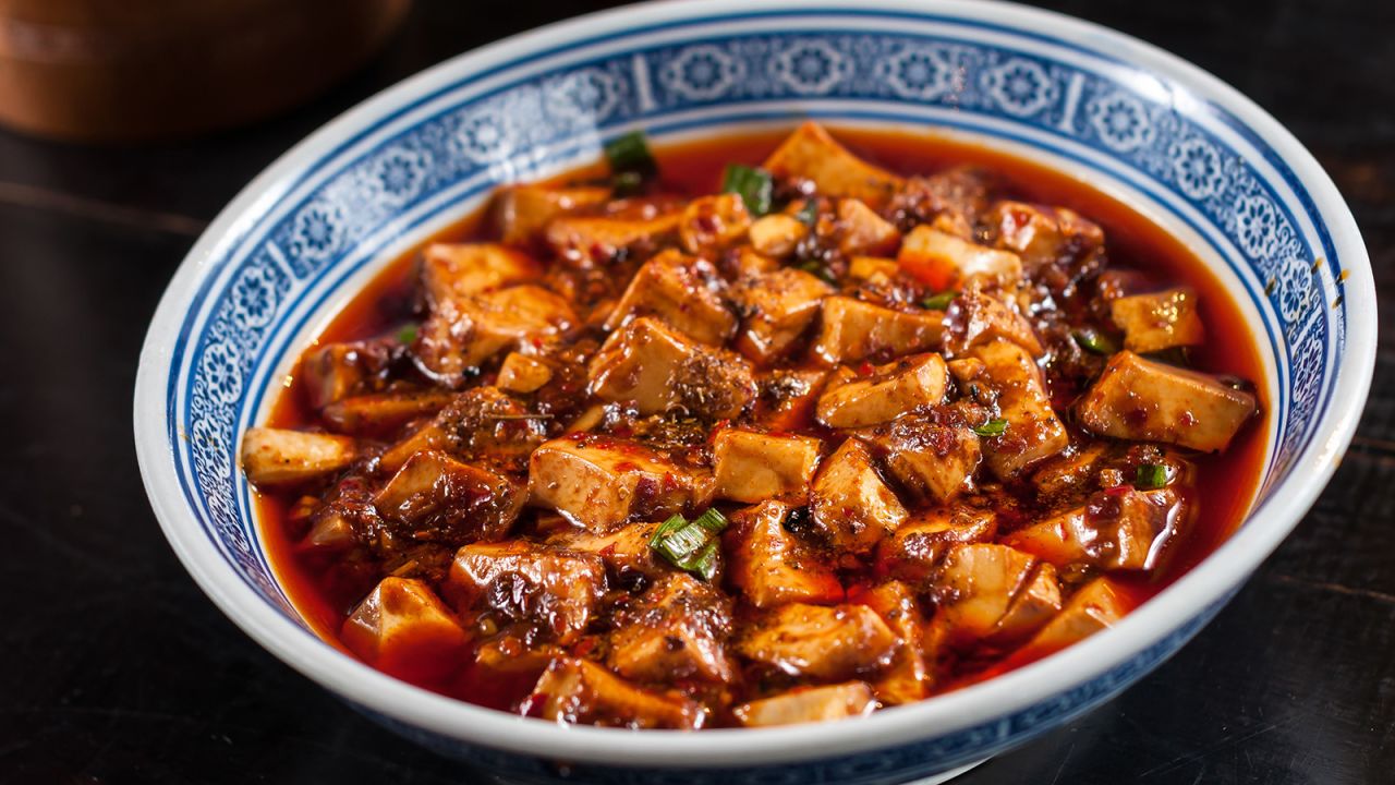Mapo tofu is one of Sichuan
